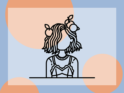 Charly Clements | #drawthisinyourstyle avatar character illustration line minimal portrait vector