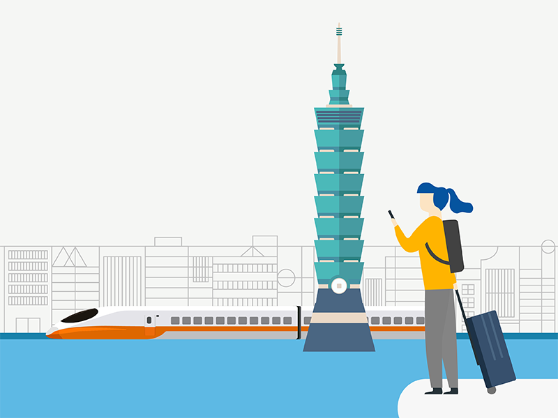 Taipei sightseeing by Julie Chen on Dribbble