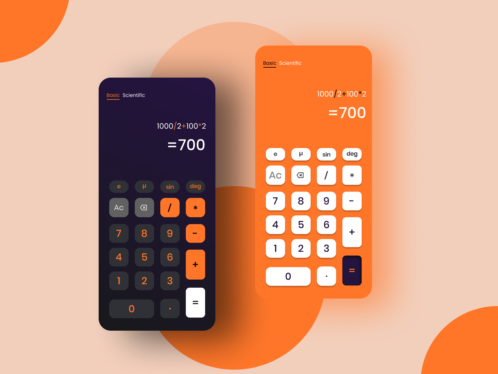 Calculator by Adina Nova on Dribbble