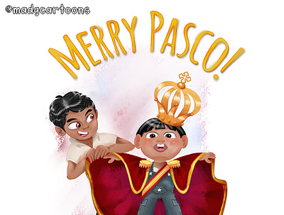 Merry Christmas! - Merry Pasco Santo Nino de Cebu cartoon character character design children childrens book childrens book illustration childrens illustration color concept filipino idols religion