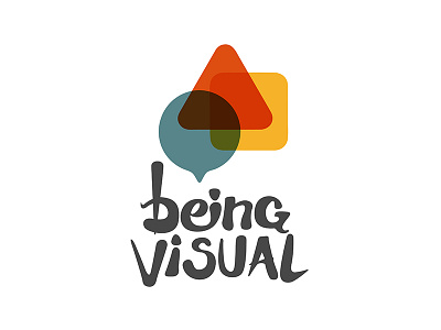 Being Visual Logo brand design lettering