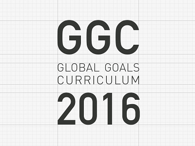 GGC Logo branding conference design education germany global goals logo social