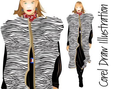 Corel draw fashion clearance illustration