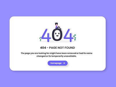 404 Error Page Screen Design adobe xd dailyui design ui ui design ux