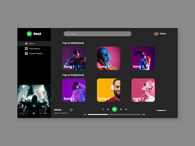 Music Player Screen