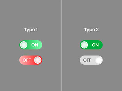 On/Off Switch Screen adobe xd dailyui design ui ui design ux