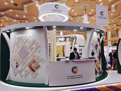 Al Jazeera Paints Exhibition Stand Design