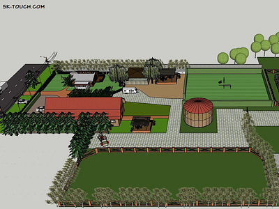 Dogs Farm - Beirut dog exterior design farm landscape design