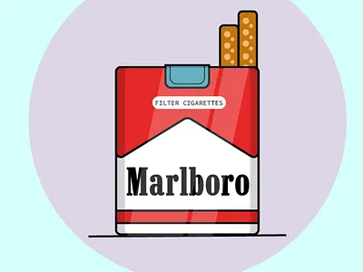 Soldiers of Death 20 branding cigarette cigarettes colors design illustration illustrator marlboro red