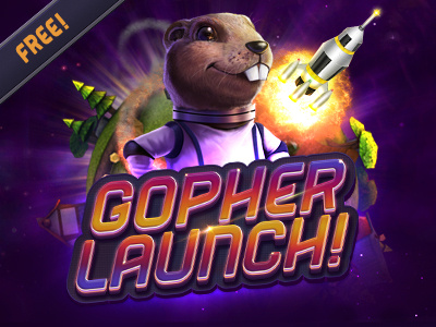 Gopherlaunch android free game gopher ios logo mobile ui