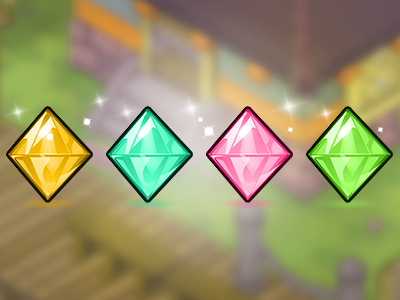 Gems game gems icon ui