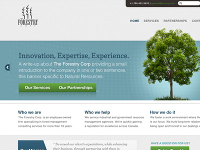 Forestry web website