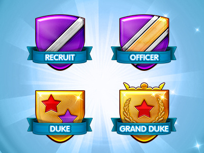 Citizenlevels badge citizen levels game level up shield ui upgrade xp