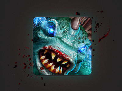 App Icon W.I.P #2 app enemy game icon illustration mobile monster