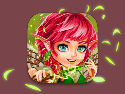 Nature Fairy Icon