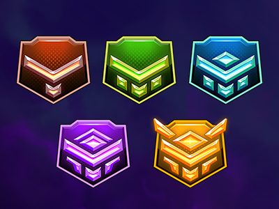 Ranking background badges game gameart illustration mobile ranking sci fi space ui uiux