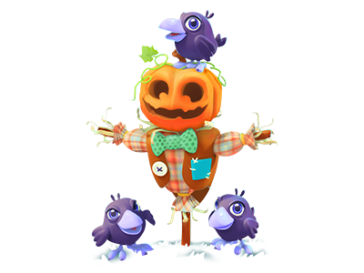 Scarecrow 3d game gameart illustration scarecrow sprite