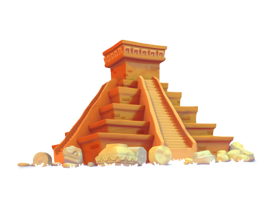 Temple 3d game gameart illustration