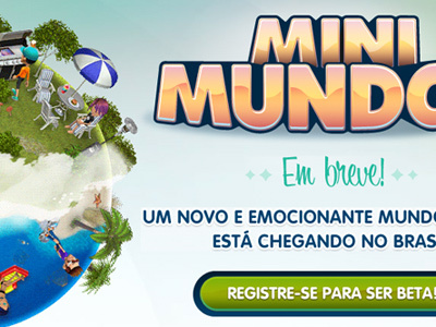 Mm branding button game globe logo mini mundos website world