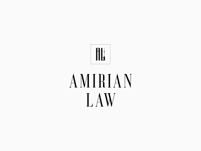 Amirian Law al amirian branding design end firm graphic design high high end illustration law logo premium sherif vector