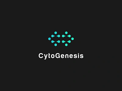 CytoGenesis bio biotechnology branding cyto cytogenesis design dna gene graphic design illustration logo modern node premium