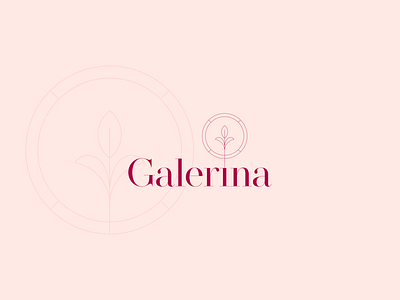 Galerina branding design elegent end enthusiast fashion galerina graphic design high high end illustration leaf logo luxury modern nature personal premium typography vector