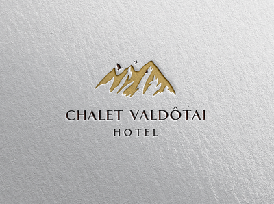 Hotel Chalet Valdôtai branding design end graphic design high high end hotel illustration italy logo luxury mountain premium resort ski swiss vector