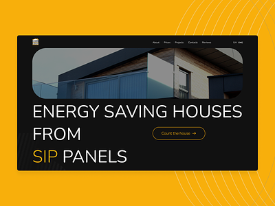 Supersip house - Redesign concept. building company concept design minimal typography ui web website