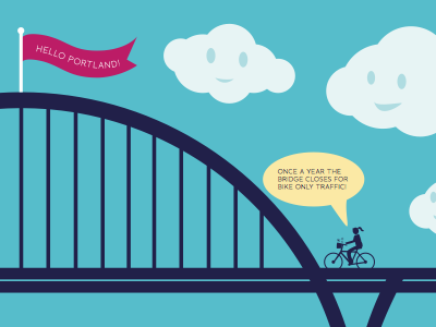 Detail, bridge poster by Katie Peterson on Dribbble