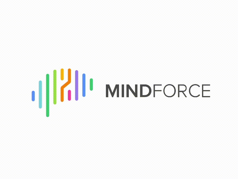 MindForce Logo Animation design logo simple typography video