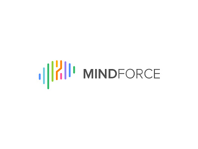 MindForce Logo design logo simple typography