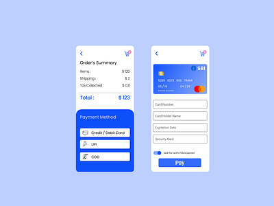 Credit Card Checkout page - DailyDesign #002 appdesign branding dailydesignchallenge day2 day2challenge desgin design figma figmadesign flat ui ux