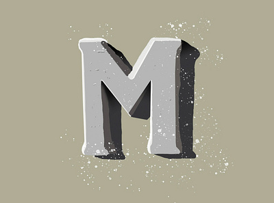type M diseño icon tipography typedesign ui vector