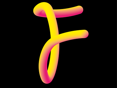 F Neon branding design diseño logo tipography ui