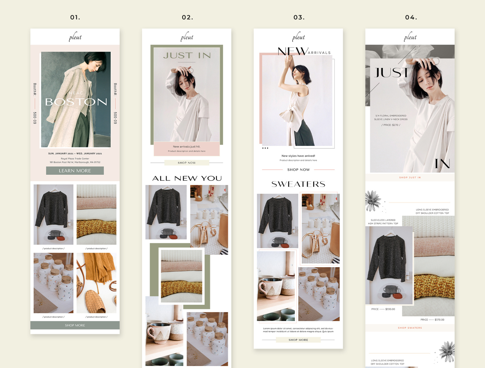 fashion email newsletter templates