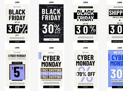 Black Friday Promo Email Templates best email designs creative email templates design email email design email marketing fashion email newsletter design newsletter layouts online marketing