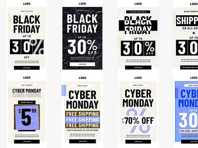 Black Friday Promo Email Templates best email designs creative email templates design email email design email marketing fashion email newsletter design newsletter layouts online marketing