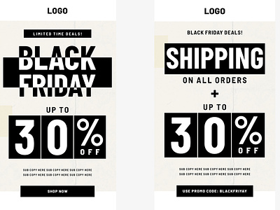Black Friday Promo Email Templates