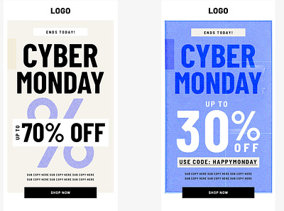 Cyber Monday Promo Email Templates creative email templates email design email ideas email marketing email mockup email templates newsletter design newsletter layouts newsletter samples online marketing