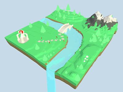Low poly world