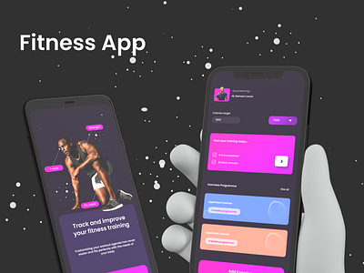 Fitme Mobile APP branding graphic design ui