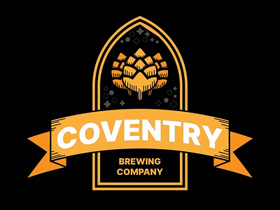 Coventry Brewing branding design logo