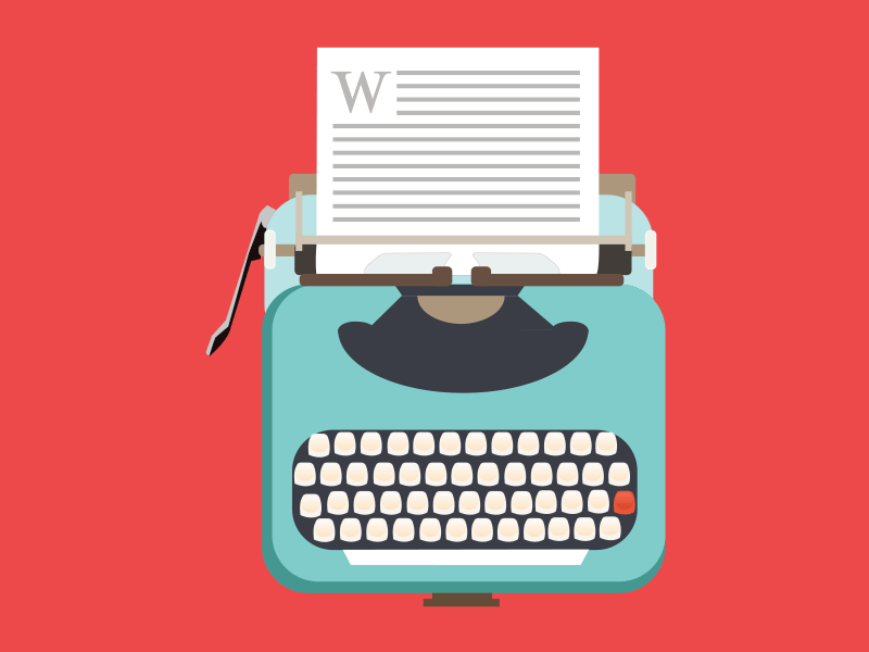 Typewriter typewriter illustration