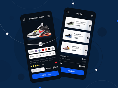 Classic Shoes App Design