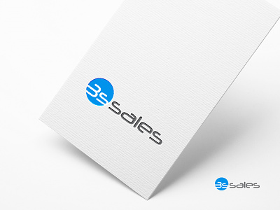 3ssales Logo apparel blue corporate gray logo simple smart