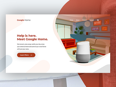 Google Home Header Concept