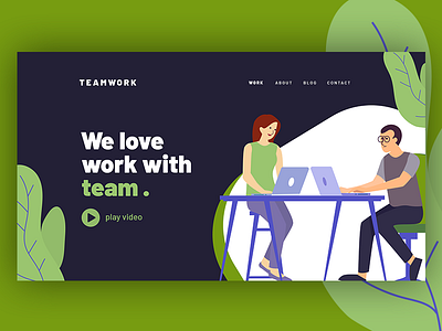 Teamwork Header Section