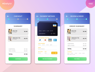 Daily UI Challenge #002 | Credit Card Checkout Form app dailyui dailyui 002 dailyuichallenge sketch ui