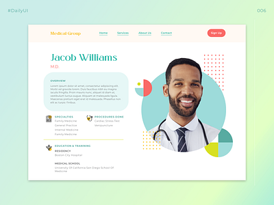 Daily UI Challenge #006 | User Profile