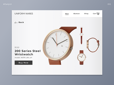 Daily UI Challenge #012 | E-Commerce Shop (Single Item)